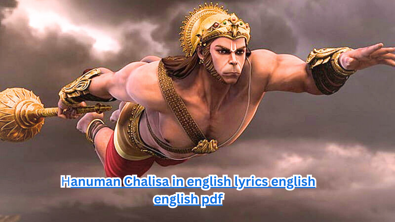 hanuman chalisa in english lyrics english english pdf